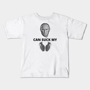 Putin Can Suck My Balls (Grenades) Kids T-Shirt